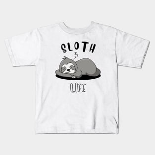 Sloth Life Kids T-Shirt